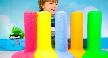 Как сделать опыт? Вулкан Цветная Пена в домашних условиях своими руками. Видео для детей