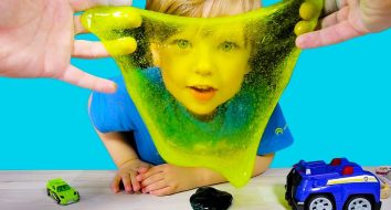 DIY LIZUNS FLAFFI SLIME. Glass Slime Diy vídeo de lodo para crianças
