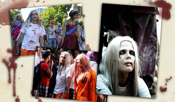 Всевозможные костюмы зомби на Хэллоуин своими руками