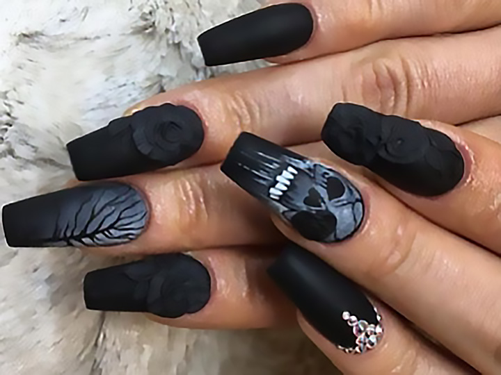 Algumas das maneiras mais populares de obter a manicure perfeita para o Halloween