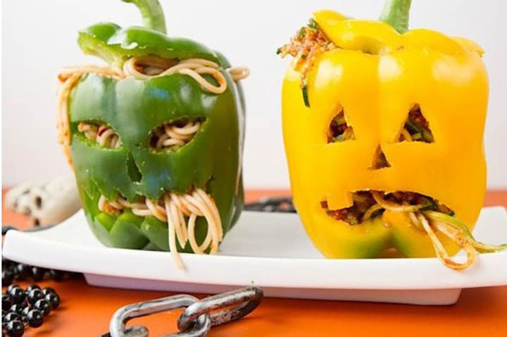 Pratos de Halloween simples e assustadores