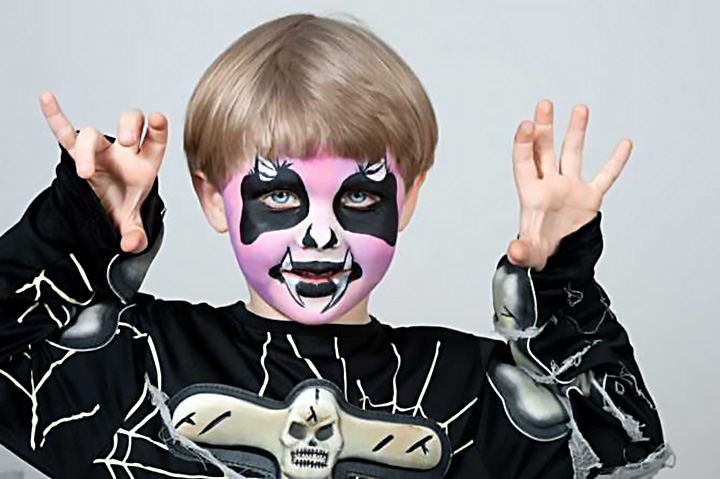 Pinturas faciais assustadoras e impressionantes de Halloween