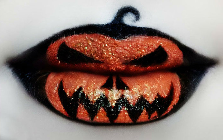 Страшно впечатляющие рисунки на лице на Хэллоуин