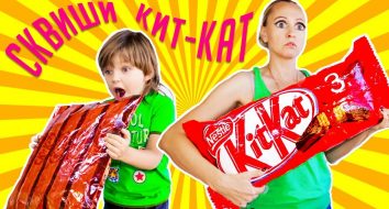 SQUISHES DE PAPEL GIGANTES KitKat PRÓPRIAS MÃOS | Brinquedos Squishy caseiros antiestresse
