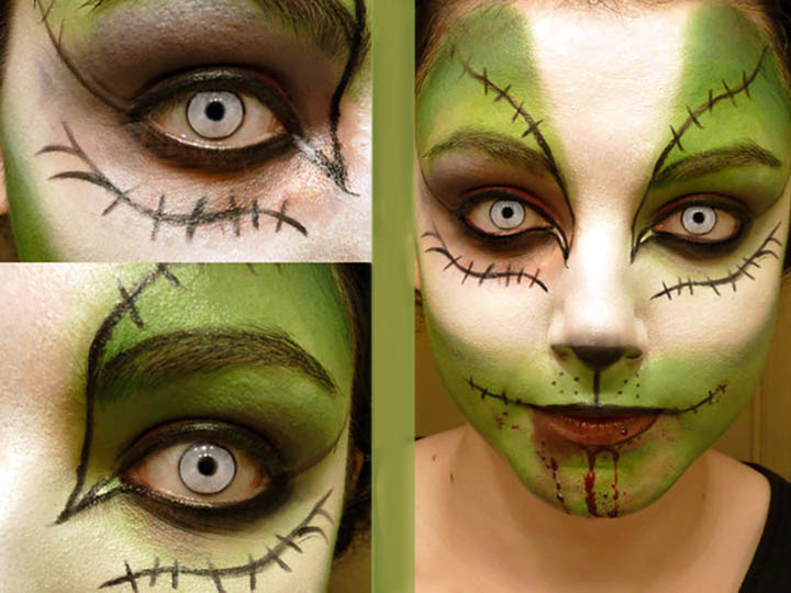Интересные способы сделать красивый макияж на Хэллоуин