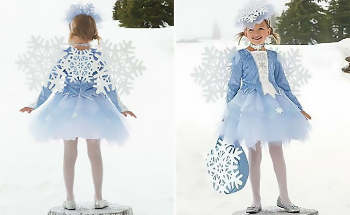 Как сделать новогодний костюм «Снежинка» своими руками