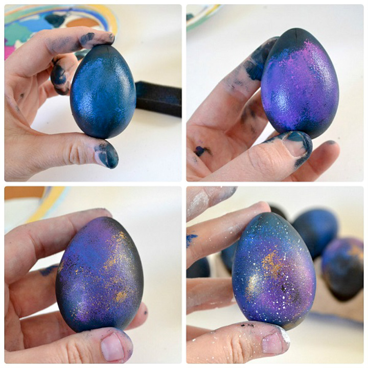 Яркие пасхальные рисунки на яйцах своими руками