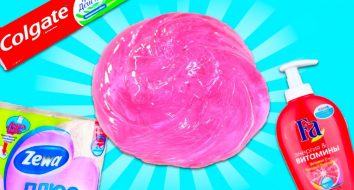 4 Slime sem cola Como fazer slime com shampoo, receitas de papel higiênico de assinantes