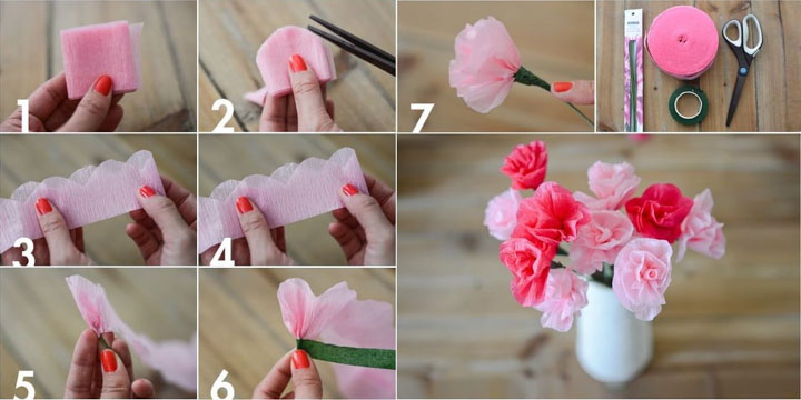 Como fazer uma rosa com um guardanapo das formas mais inesperadas
