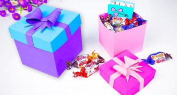 Подарок на День Учителя своими руками 🎁 Как сделать подарочную коробку из бумаги учителю?