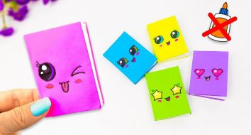Как сделать Мини Блокнот из одного листа бумаги без клея | Mini notebooks