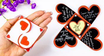 DIA DOS NAMORADOS DIY | Como fazer um cartão de dia dos namorados para o dia dos namorados | Diy valentine's day