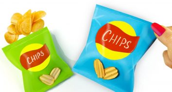 Бумажные чипсы / Как сделать картофельные чипсы / Оригами поделки из бумаги #Shorts