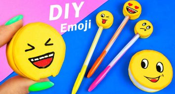 DIY Канцелярия Emoji своими руками 😃 Лайфхаки для школы | Поделки из бумаги 😍