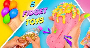5 Idéias sobre como fazer DIY Antistress Simple Dimple Squish, de balões e outros ... Brinquedos pop it fidget