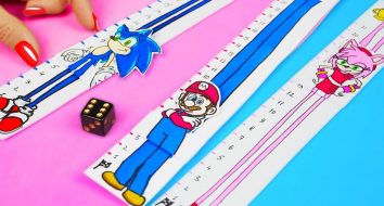 Sonic VS Mario Настольные Бумажные игры. Поделки из бумаги