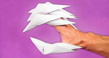Как сделать Когти Дракона из бумаги / Оригами когти дракона из Tik Tok