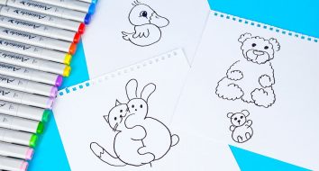 Como desenhar desenhos fáceis e simples?