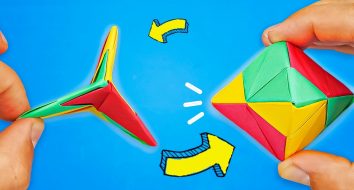 Как сделать Антистресс ПОП ИТ из бумаги | Оригами без клея