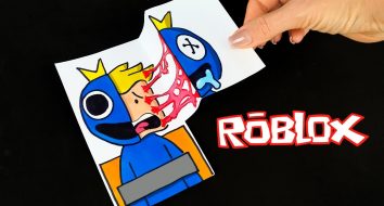 Роблокс Радужные Друзья простые рисунки фокус Roblox Rainbow Friends