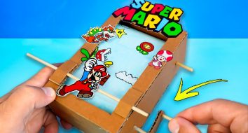 Как сделать игру Супер Марио из картона