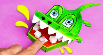 Como fazer um jogo Crocodile Dentist sem papel